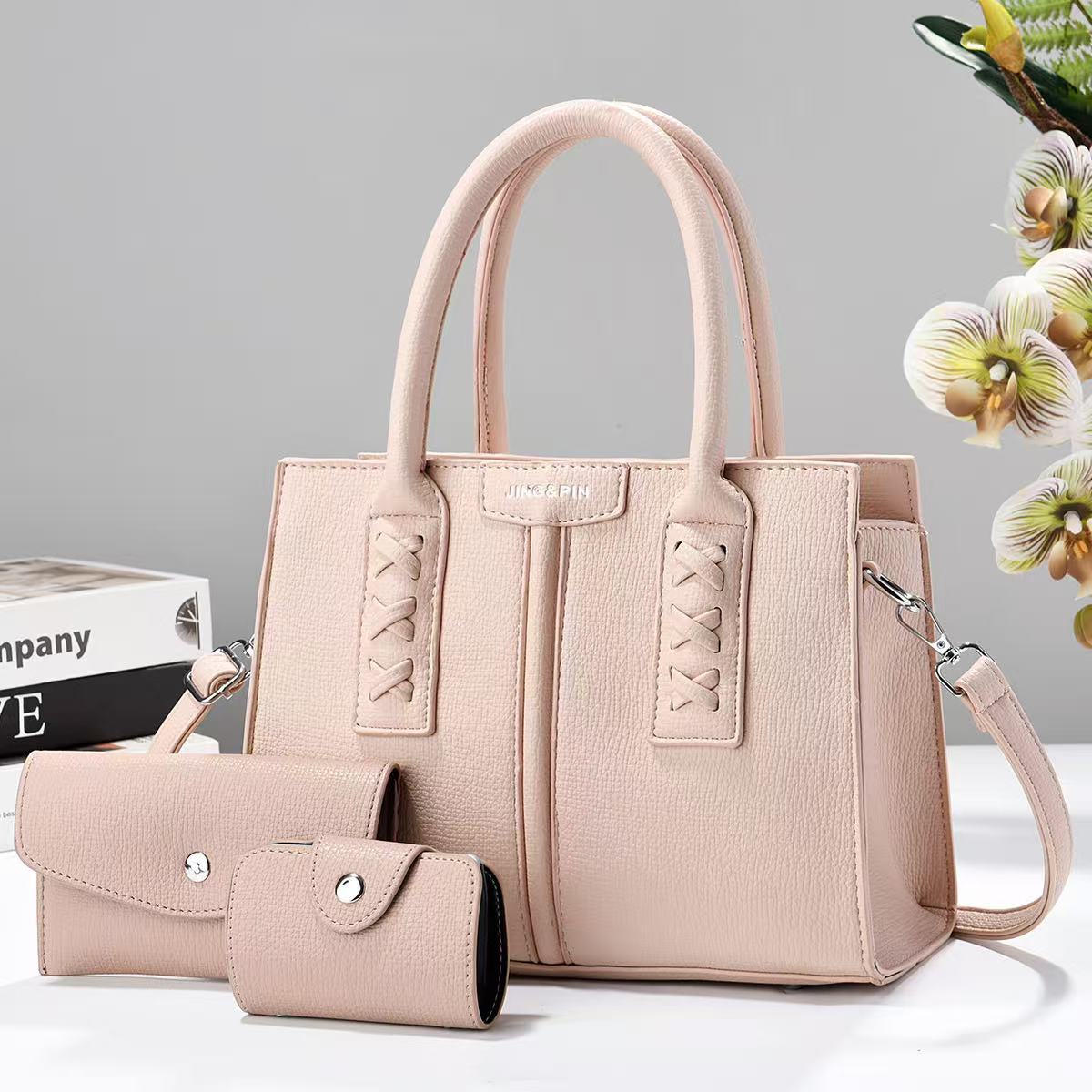 Bolso de tres piezas, bolso de moda de atmósfera, bolso de hombro casual simple, bolso de hombro universal transfronterizo bqgs