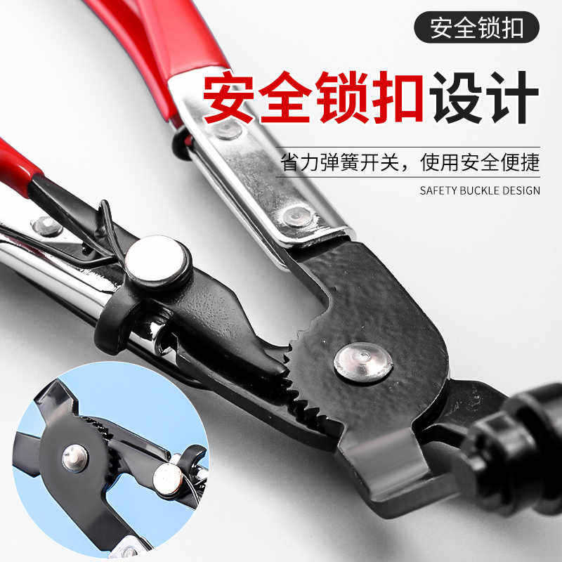 Clamp de tubería de agua de automóvil con cable flexible tipo recto tipo abrazadera de arnés de garganta abrazadera abrazadera abrazadera de sujeción abrazadera image 4