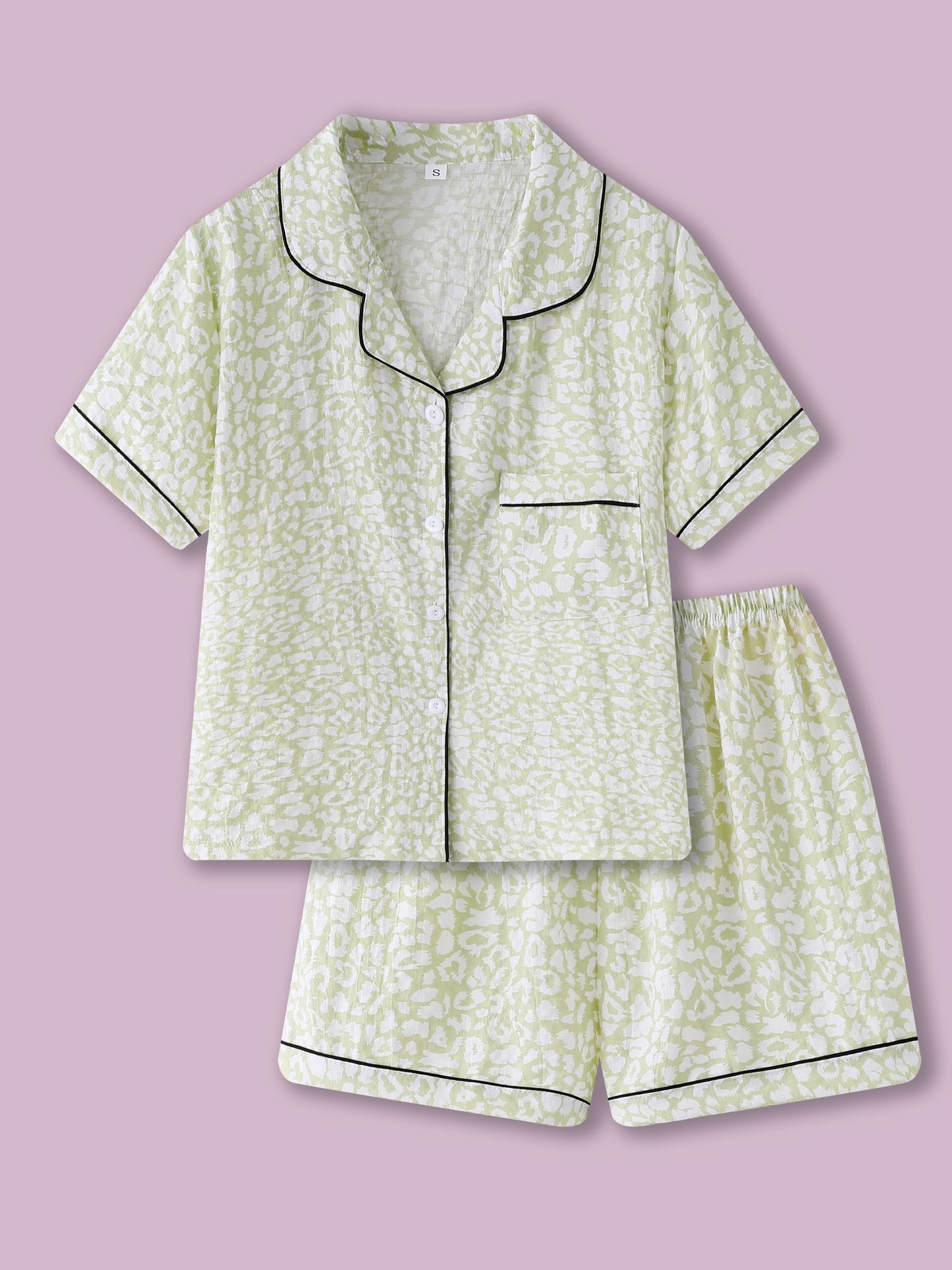 ZF-구름 짧은 회전 커버-화이트 그린