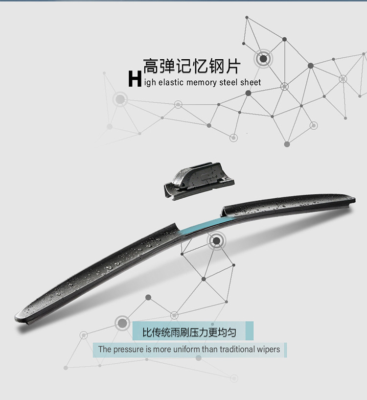 Meitu Wiper Blades Silent Boneless Wiper Blades for Toyota 18-22 Models 8Th Generation Camry Manufacturer Oem