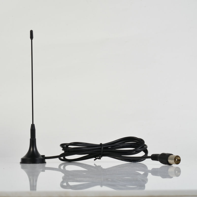 DVB-T地面波数字电视天线直杆小吸盘天线 室内DTMB电视天线TV头