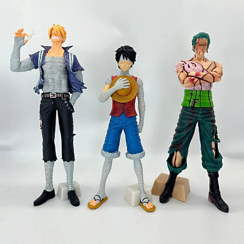 Серьезно раненый Зоро, известная сцена из One Piece, карикатурная фигура Касимы Сандзи, настольная миниатюра-орнамент повязка Лuffy