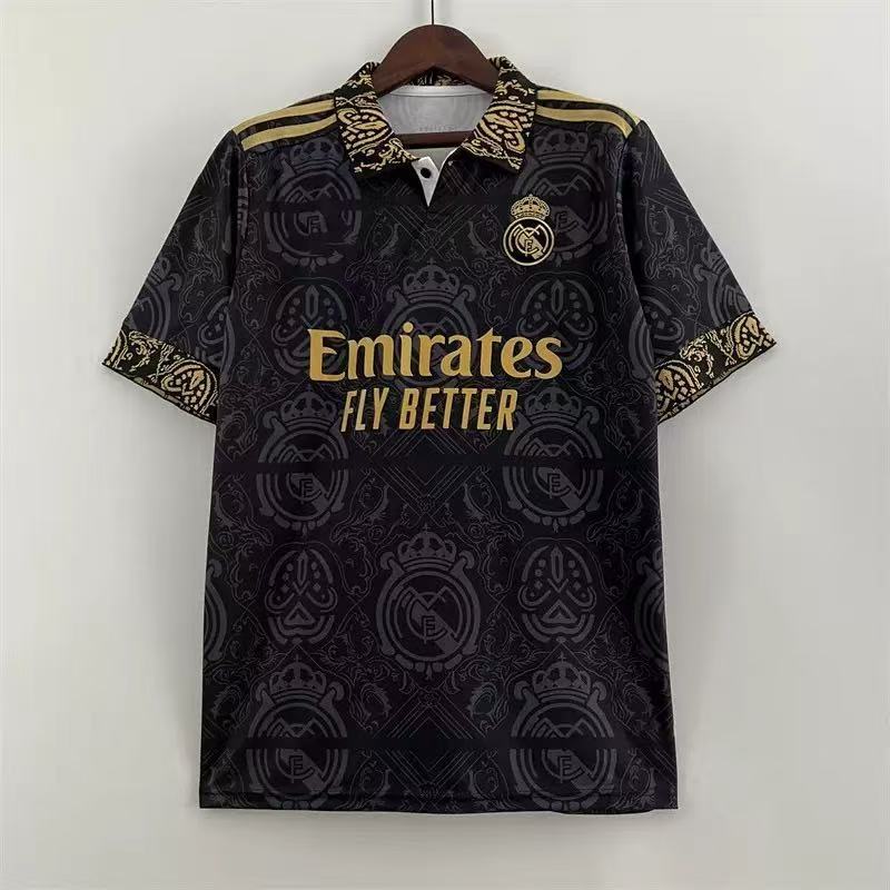 热门2425皇马球衣2223主客场特别版短袖训练服足球服龙年版足球服|undefined