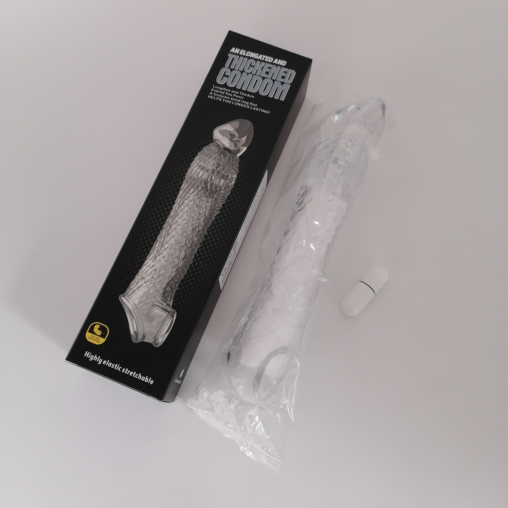 Chuniu Niu Jiaolong Silicone Dragon Scale Penile Lock Set Wolf Teeth Dildo Set Male Adult Sex Products_voghion.com