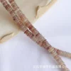 Фиолетовый доломит, нить (натуральный)