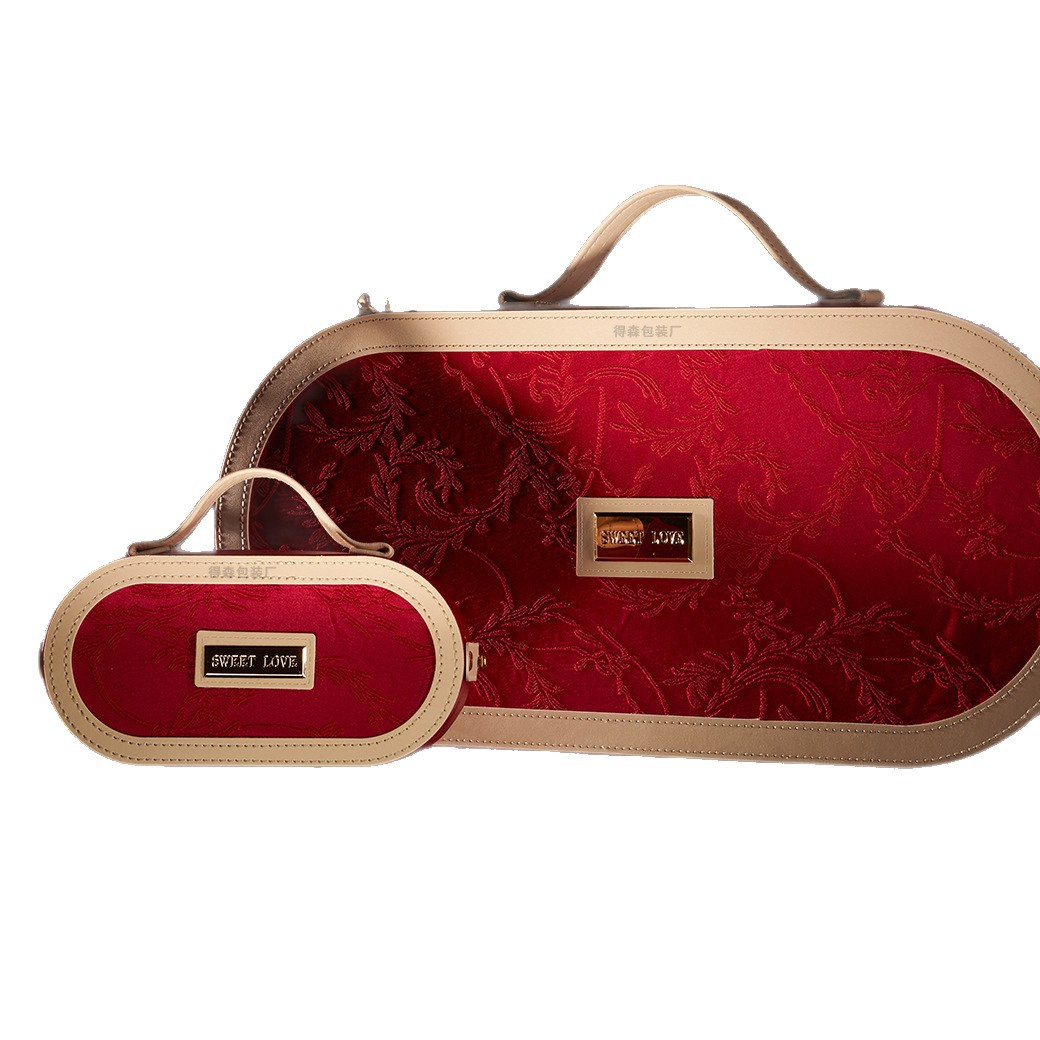 Caja de regalo de boda de estilo chino caja de caramelo caja de embalaje caja dura caja de regalo de mano de alta calidad caja vacía nueva caja de regalo