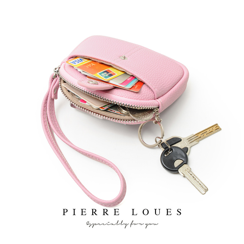 Cross-Border Hot-Selling Korean Style Small Zipper Card Holder, Candy-Colored Key Holder, Multi-Functional Hand-Held Coin Purse for Girls Cross-Border Hot-Selling Korean Style Small Zipper Card Holder, Candy-Colored Key Holder, Multi-Functional Hand-Held Coin Purse for Girls