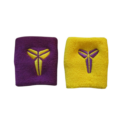 Basketball star pure cotton wristband Kobe James Irving sports running anti-sweat absorbent wristband fitness protective gear