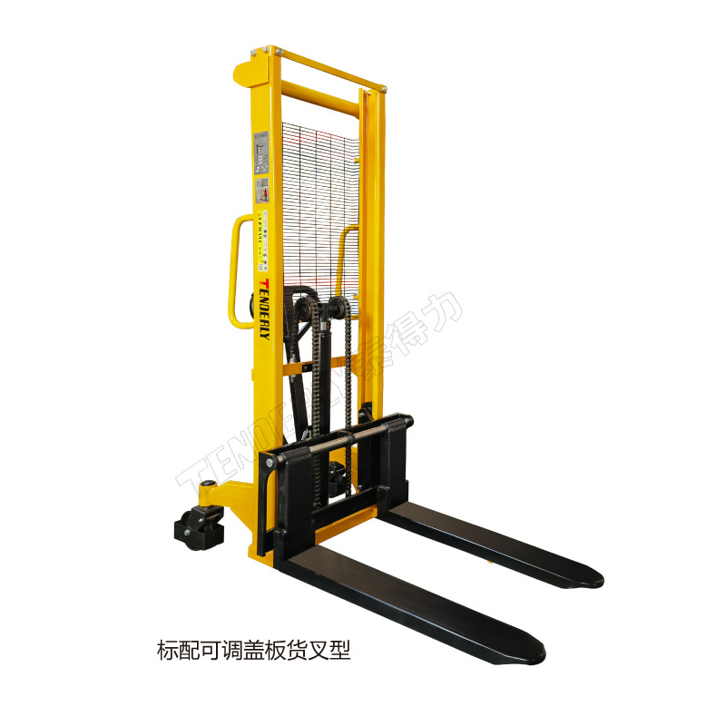 供应泰得力TENDERLY货叉最大高度1600mm的手动液压堆高车