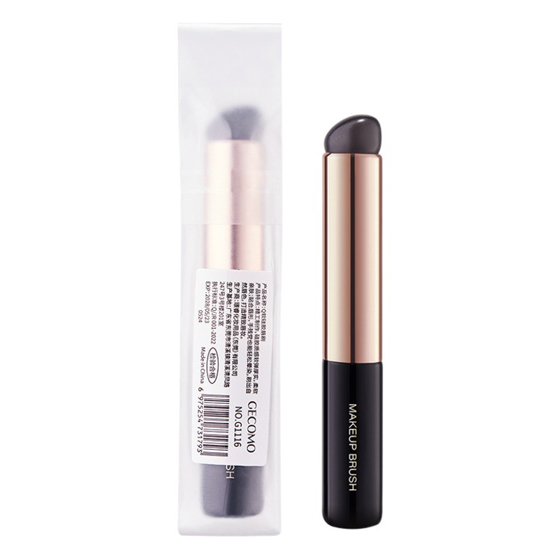 GECOMO silicona cabeza redonda labio cepillo Natural Q suave lápiz labial pincel corrector cepillo especial flor maquillaje cepillo
