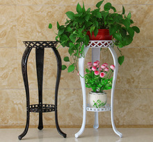 綠蘿花架高款放花盆的花架子單個落地式鐵藝室內家用客廳歐式創意