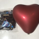Металлический латексный модный воздушный шар в форме сердца, новая коллекция, (в наличии на складе)