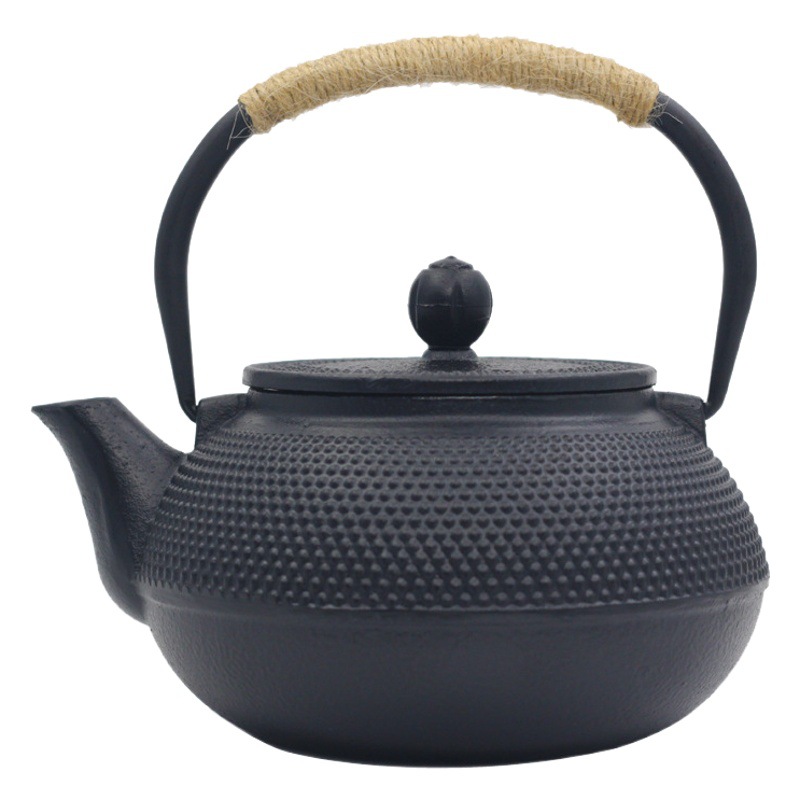 Diangtang olla de hierro fundido japonés peonía tetera hirviendo cerdo olla de hierro juego de té sin recubrimiento fábrica al por mayor