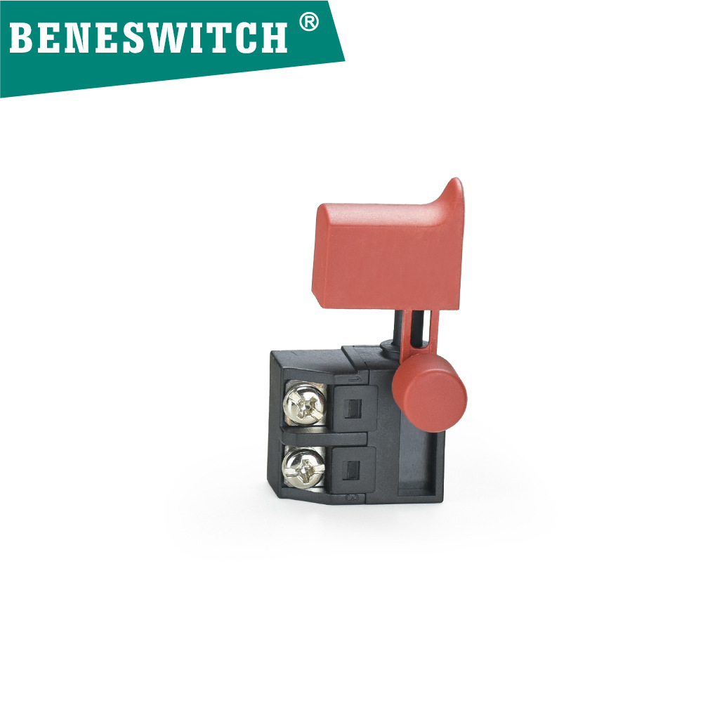 Fabricante herramientas eléctricas de cabello recto interruptor de motosierra 10A250VAC autobloqueo antibloqueo interruptor de CA accesorios de motosierra image 4