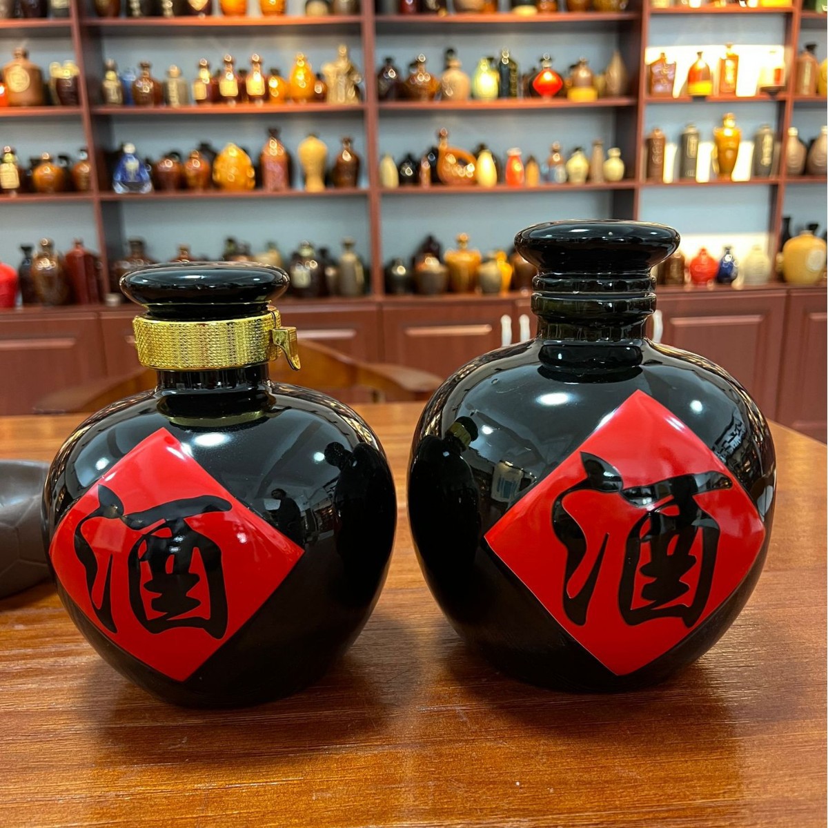 陶瓷空酒瓶白酒装酒储存1斤2斤3斤5斤10斤陶瓷瓶青花瓷储酒专用