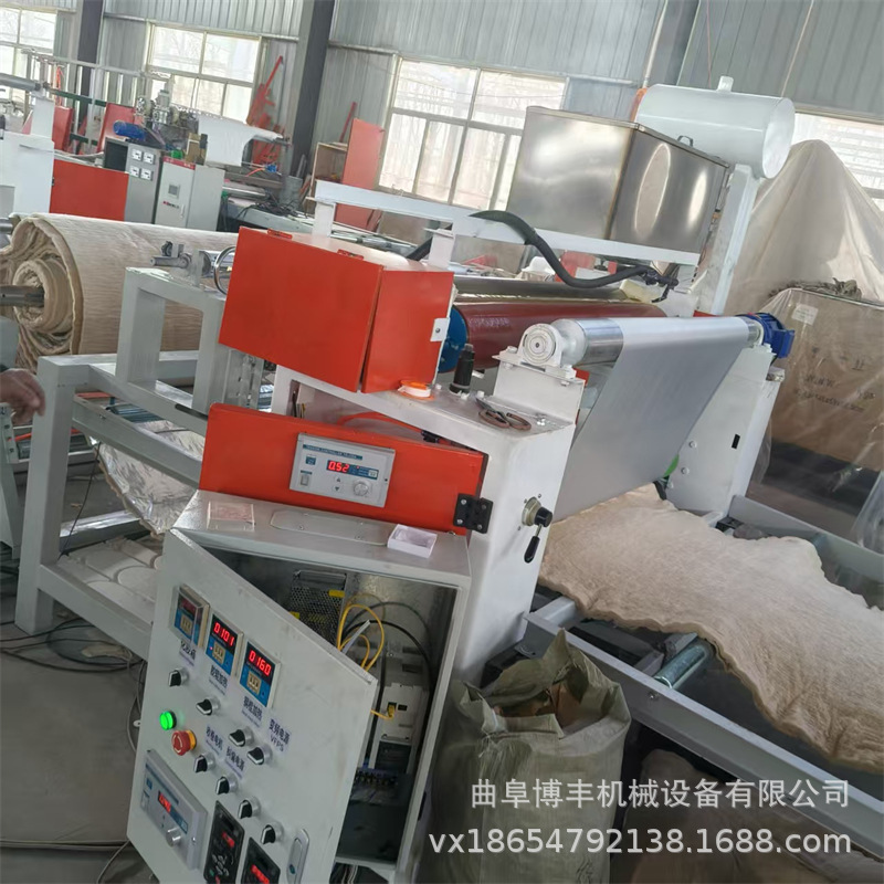 气凝胶毡铝箔热熔胶复合机 针刺毯不干胶玻纤布覆膜机 卷对卷贴合