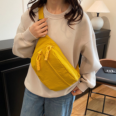 Female chest pack 2025 new pattern solar system Satchel The single shoulder bag backpack men and women Shoulder bag motion Chaopai Waist pack