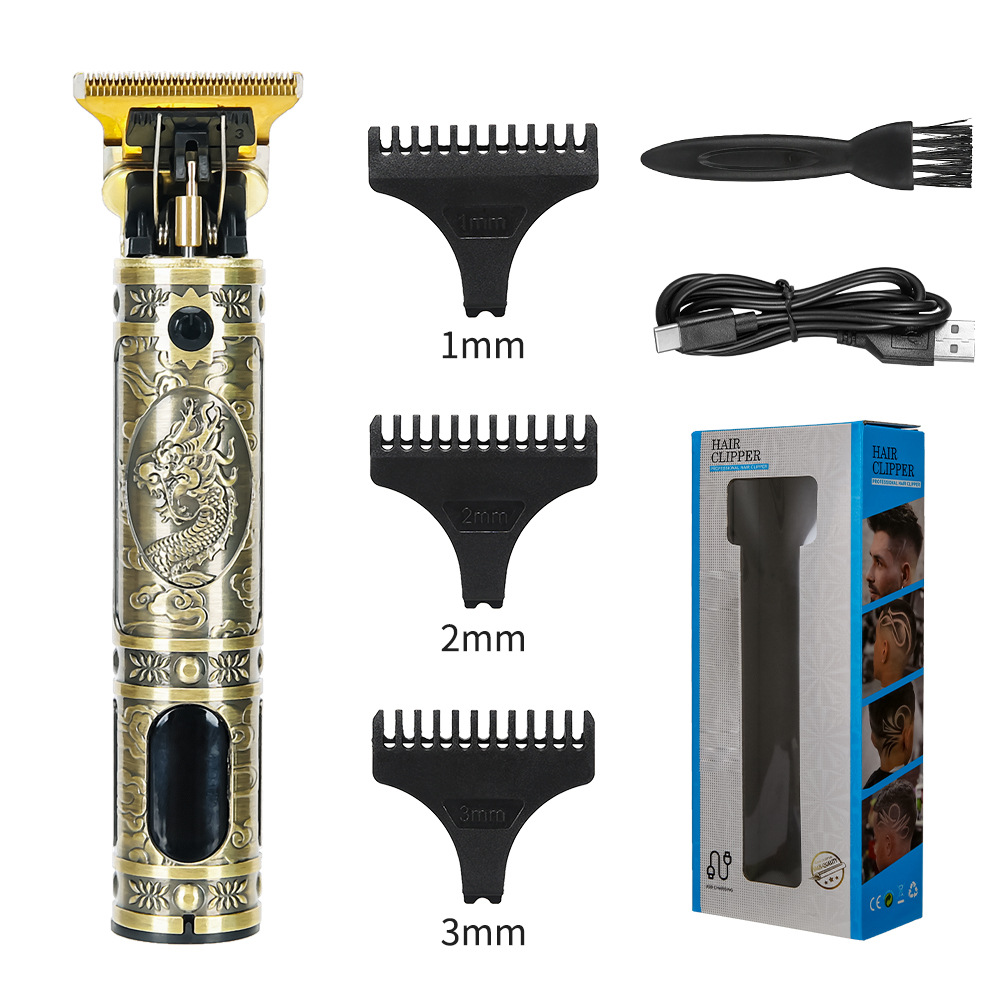 Cortapelos eléctricos transfronterizos T9 pintura metálica cortapelos eléctricos cortapelos cortapelos eléctricos cortapelos con pantalla digital