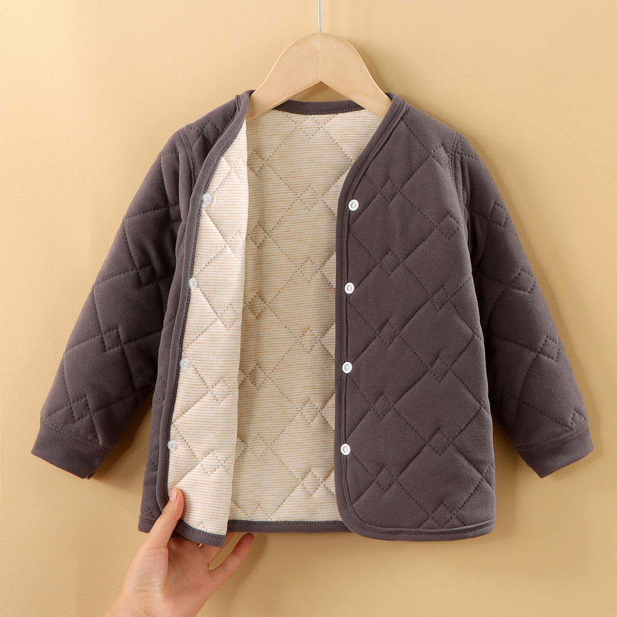 Children's School Uniform Artifact 2024 New Winter Warm Jacket for Men and Women