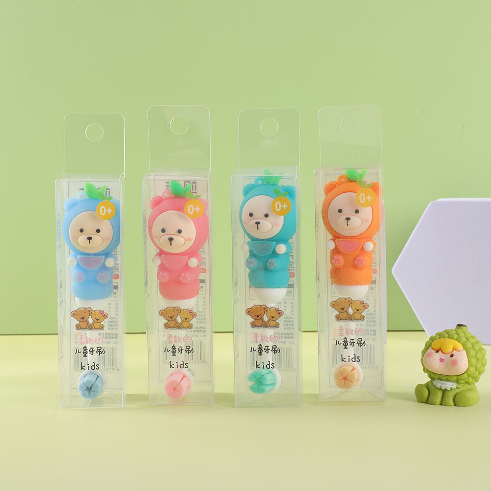 Children's toothbrush 0-8 years old ten thousand fine soft hair household infant baby toothbrush in stock factory wholesale