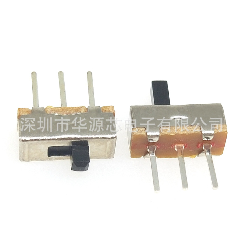 SS12D00G2/G3/G4/G5 small toggle switch 3-pin 2-gear horizontal handle type 1P2T handle height 3/4/5mm