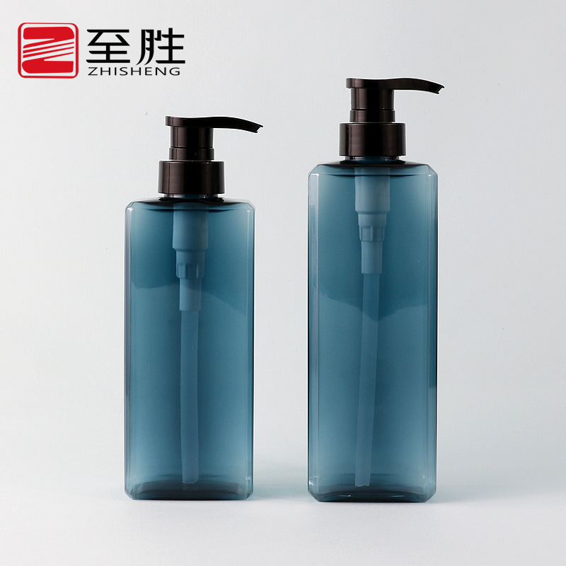 スポット 400ml500ml 角型プレスシャンプーボトル シャワージェル ハンドソープ 洗顔料 ボディローションボトル|undefined