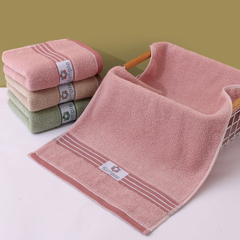 Хлопковое мягкое полотенце для лица,Thickened домашнее полотенце, 34×75 см, оптовые цвета