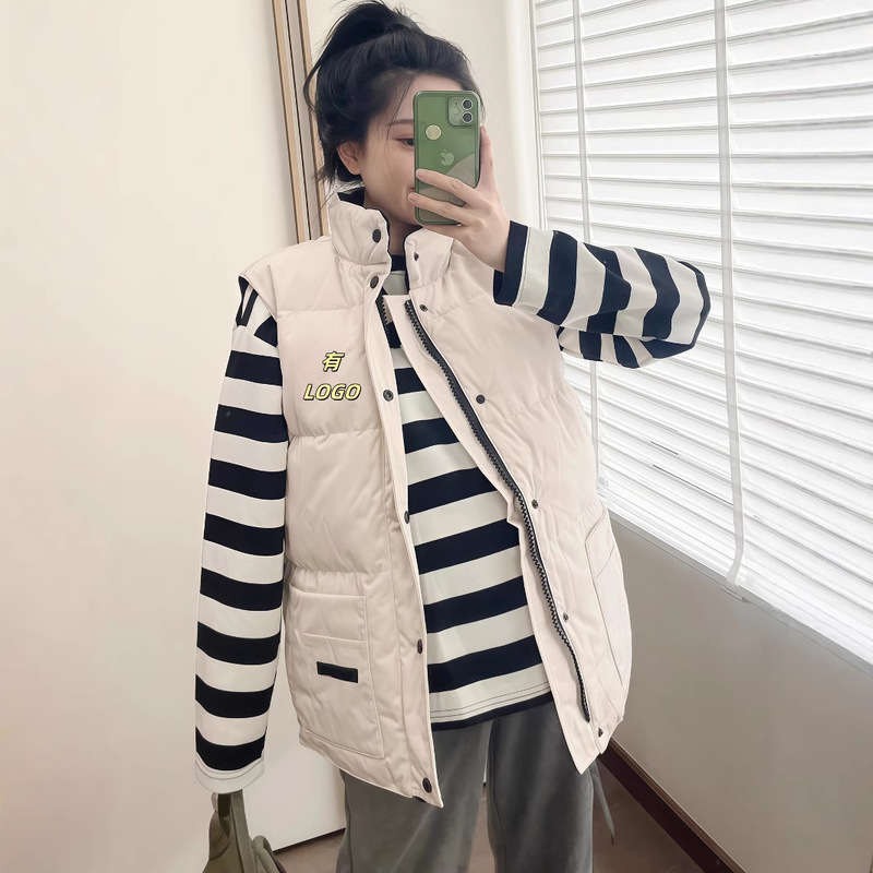 Fall/winter new goose vest down jacket Canada with men's and women's warm vest waistcoat 4154M