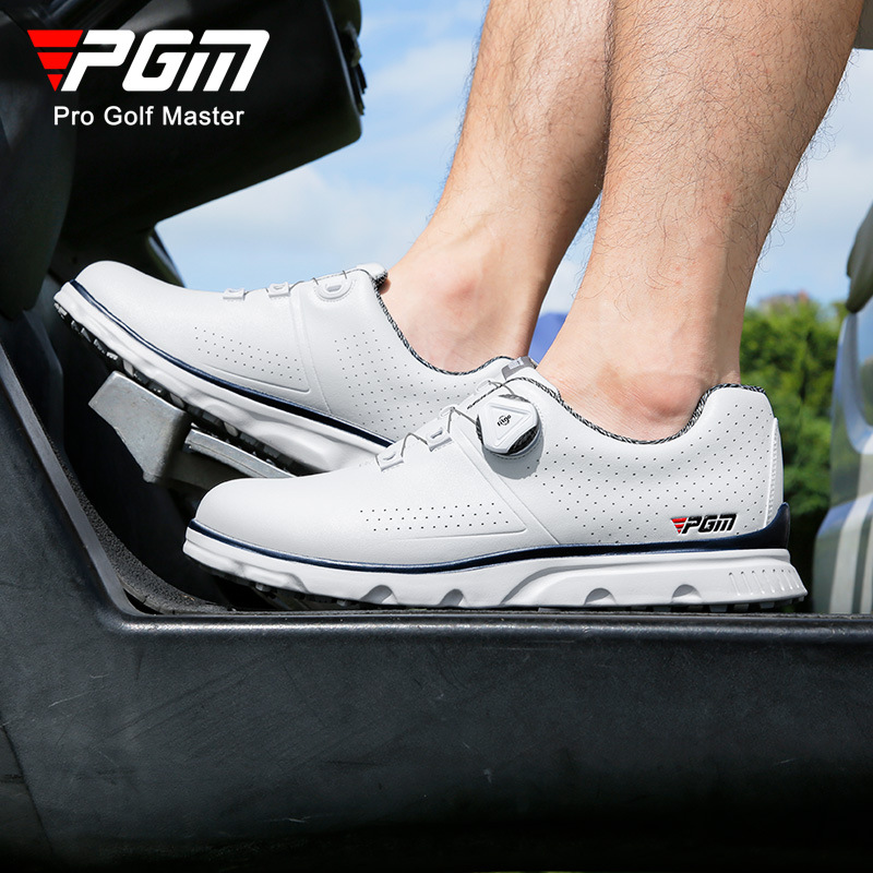 PGM 골프화 남성 여름 방수 신발 미끄럼 방지 스터드리스 신발 여름 통기성 남성 신발 스포츠 신발