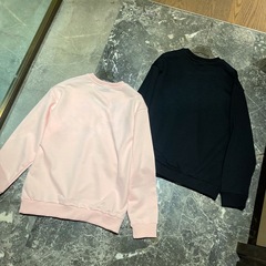F91809爱心刺绣秋冬新款圆领卫衣高级感上衣美式运动卫衣女