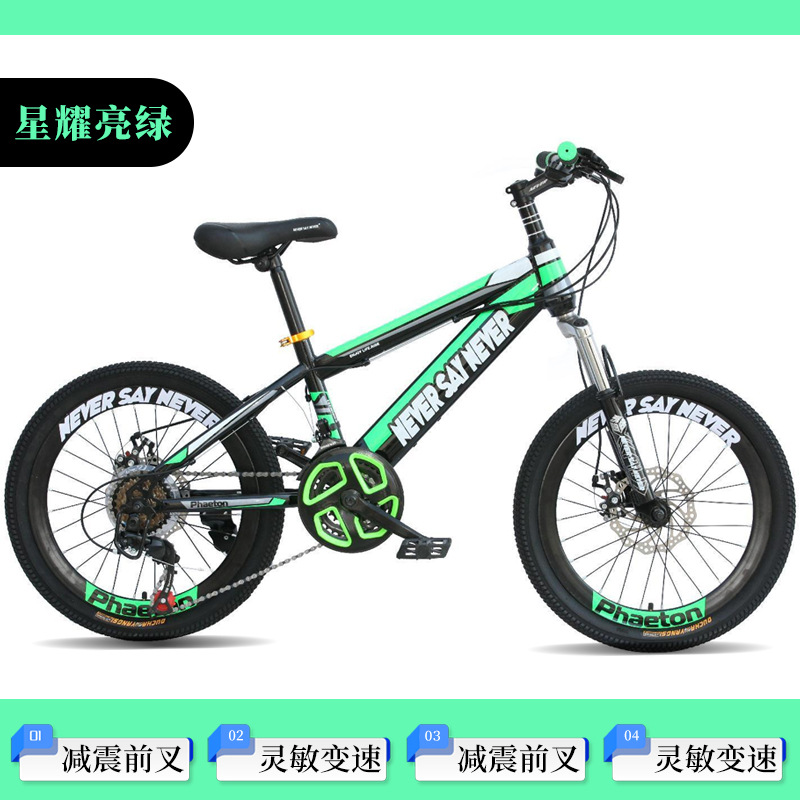 Bicicletas de montaña para niños de 8 - 10 - 15 años de edad bicicleta para niños y niñas de cambio de velocidad bicicleta de amortiguación