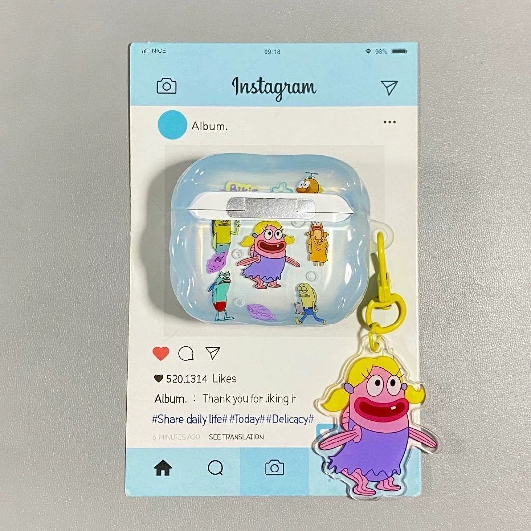 Beachburg Little Girl para AirPods4 Bluetooth cubierta de auriculares de Apple AirPod Pro2 de tercera generación