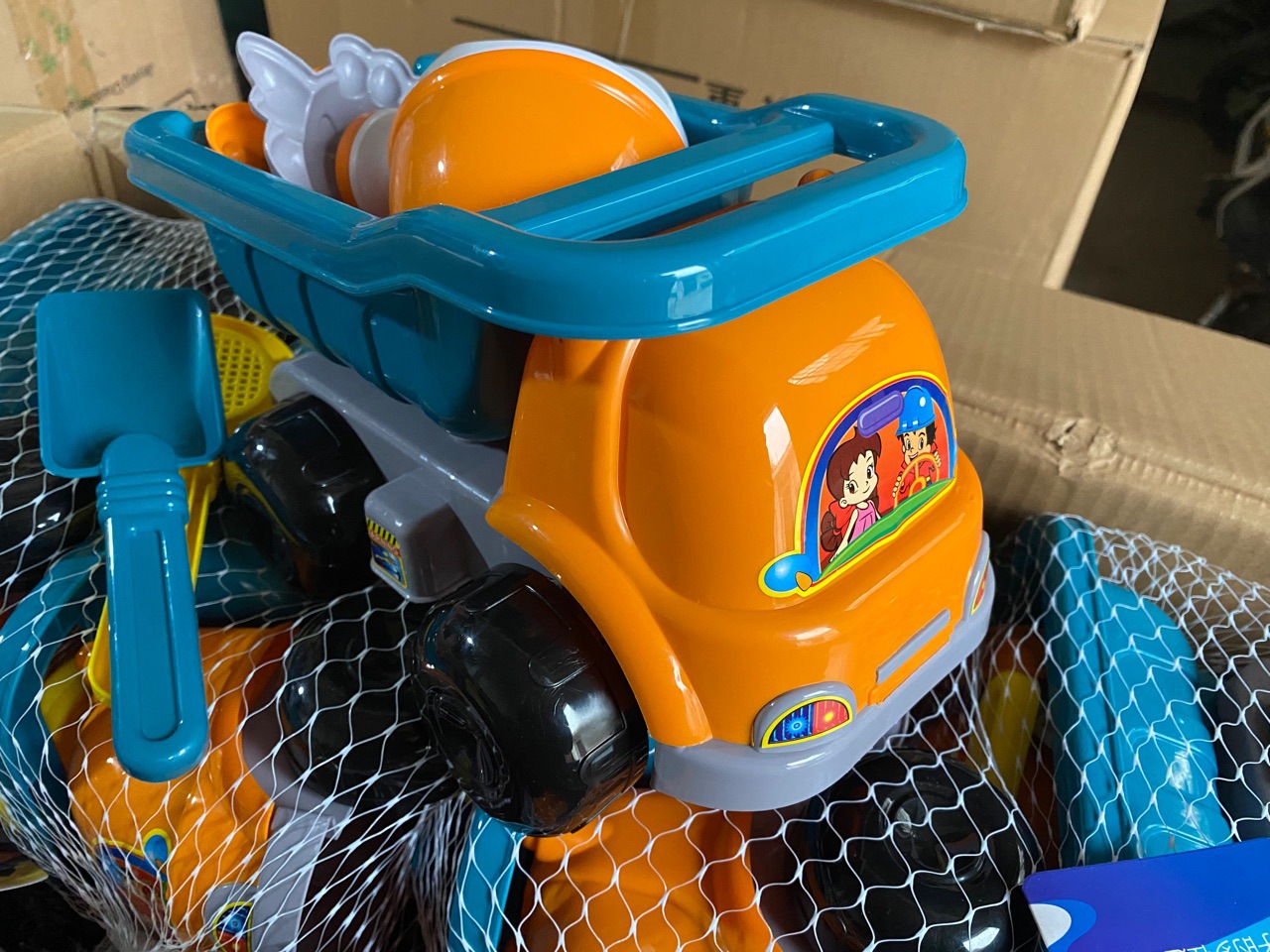 儿童沙滩车玩具套装宝宝戏水玩沙挖沙铲子沙漏决明子沙滩桶工具