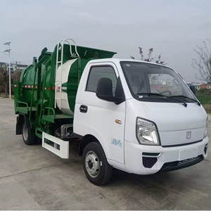 Dongfeng Kapt 5-cubic-meter pure electric food waste truck, blue license plate, Class C driver's license, silent and eco-friendly, for property management canteens