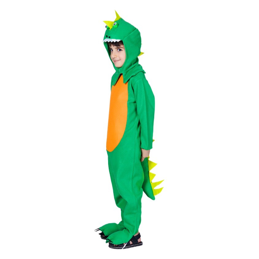 Halloween niño niños lindo divertido pequeño dinosaurio traje de cosplay dinosaurio traje de rendimiento de la etapa image 1
