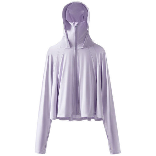 Short sleeve open-front sun shirt, new design, loose and thin, ice silk breathable, versatile sun protection top, 2 lightweight