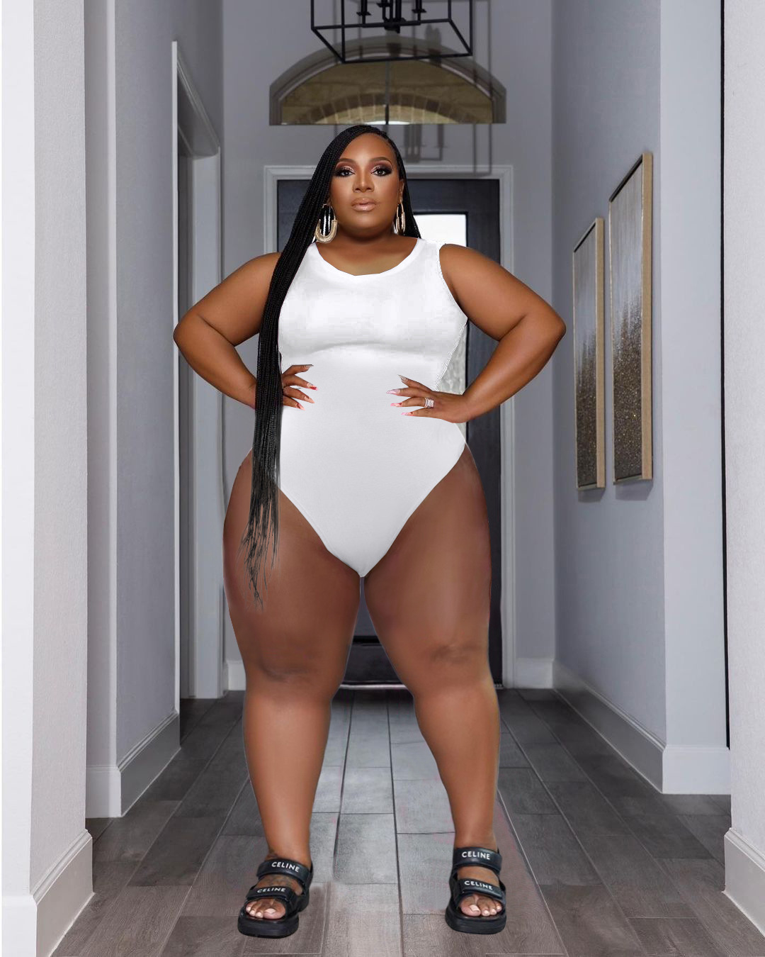 Women's Clothing Two-piece Set with Tassel Shorts, Sleeveless Casual Suit, Sports Large Size Two-piece Set_voghion.com