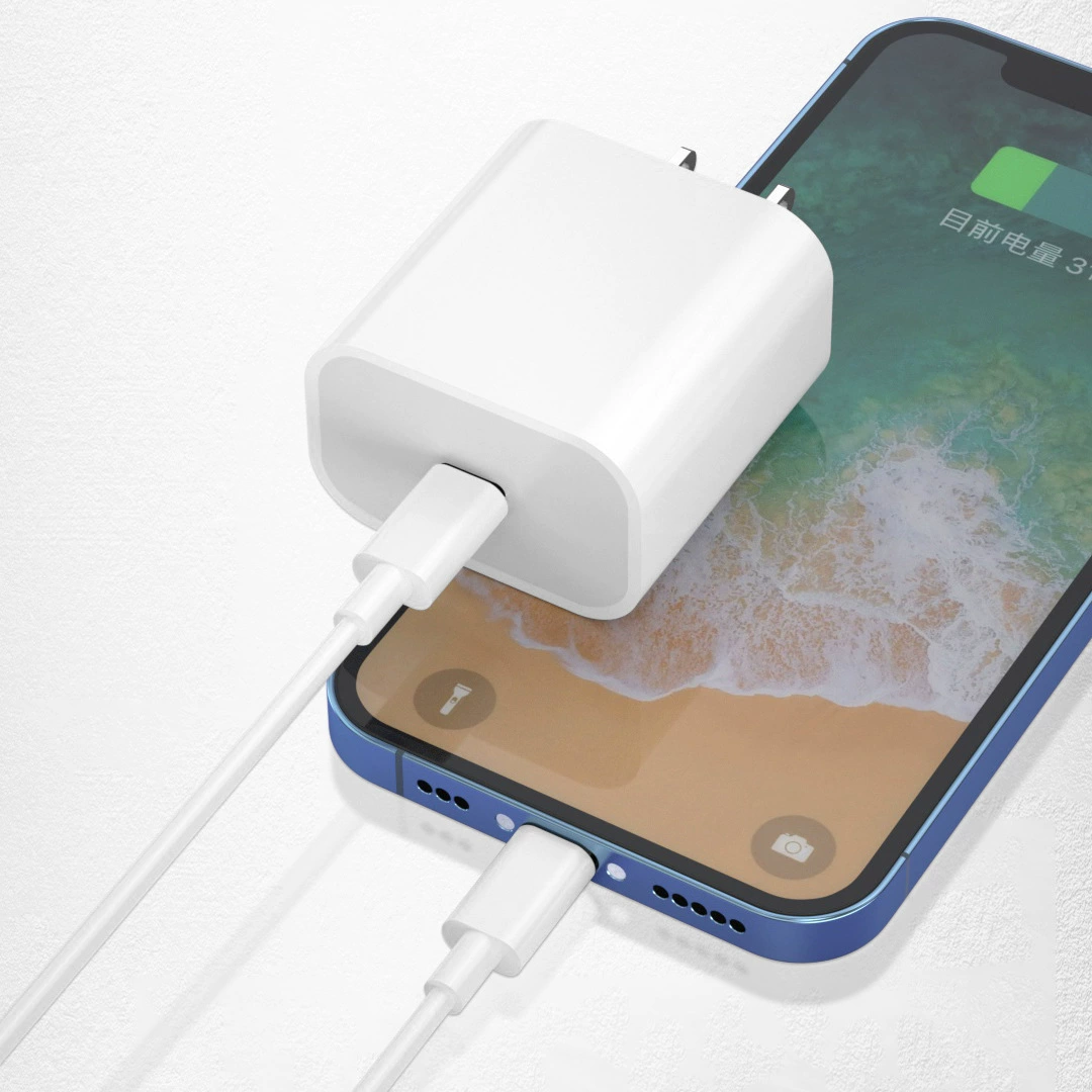 Зарядное устройство, совместимое с iPhone 8, комплект, быстрая зарядка 20W