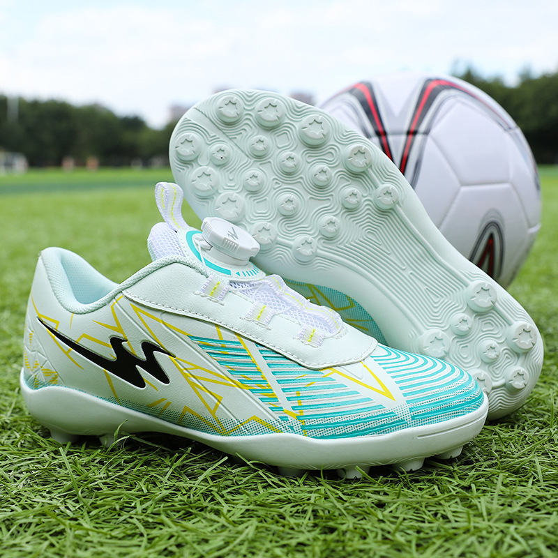 Double Star children's football shoes broken nails boys primary school girls young children eight special non-slip wear-resistant training dedicated