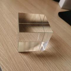 廠家直銷水晶正方體長方塊各種規格水晶玻璃底座可內雕LOGO