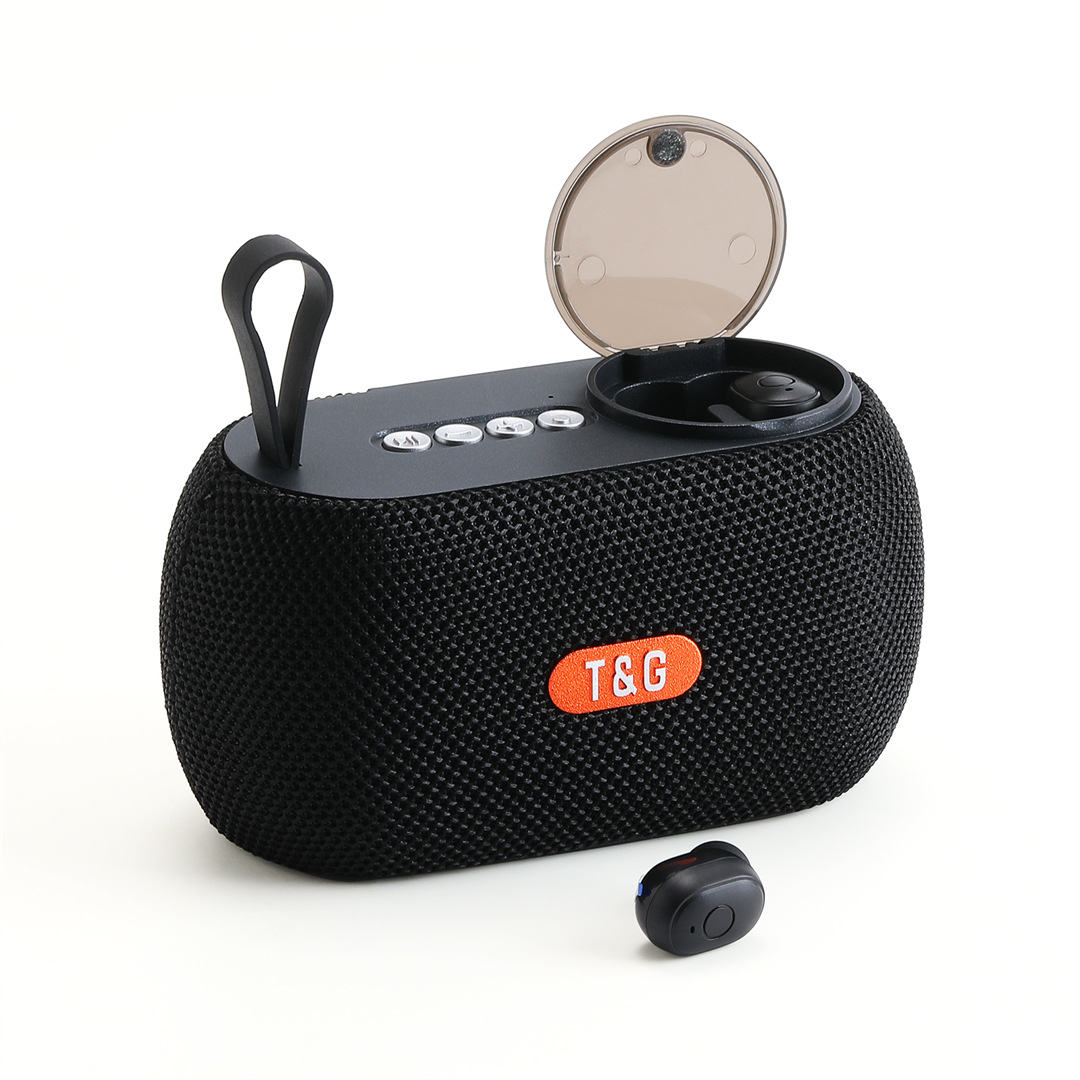 TG810 auriculares bluetooth al aire libre altavoces 2 en uno dos auriculares estereo FM computadora móvil mini estéreo universal