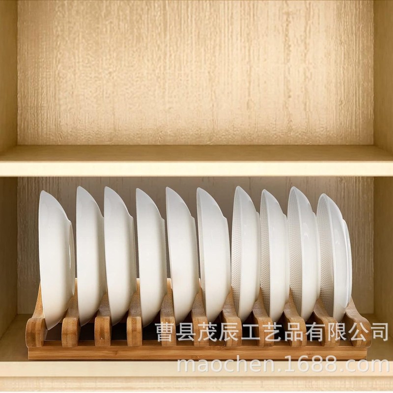 竹製食器棚家庭用キッチン水切り食器棚鍋蓋水槽干し食器棚テーブル食器実木収納棚|undefined