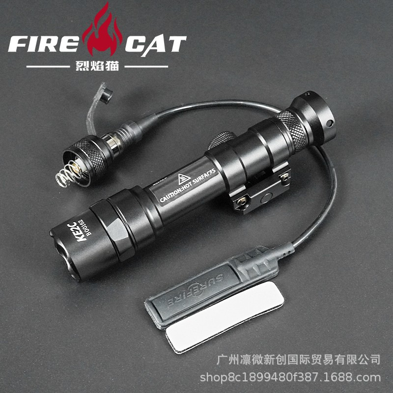 FIRECAT táctica M600B linterna mini iluminación LED iluminación al aire libre linterna cola de ratón larga iluminación