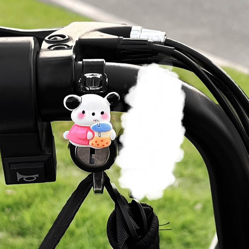 Electric car helmet lock anti-theft fixed hook cute cartoon motorcycle battery car safety helmet anti-theft lock universal