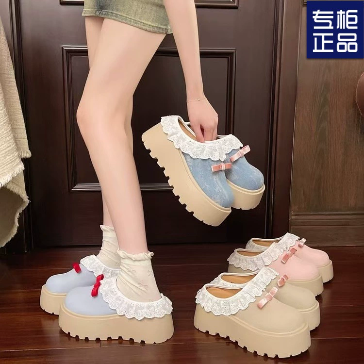 Французские кружевные туфли с бантом Birkin женские милые сиськи милые сиськи