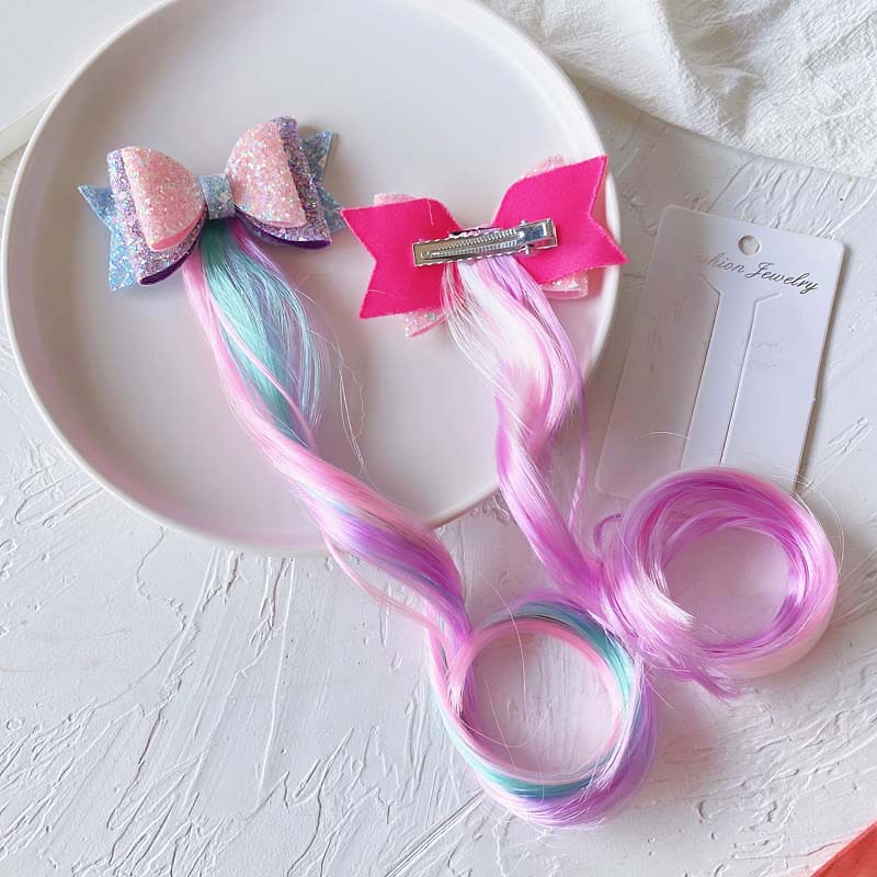 Princess Bow Knot Chemical Fiber Hair Clip display picture 4