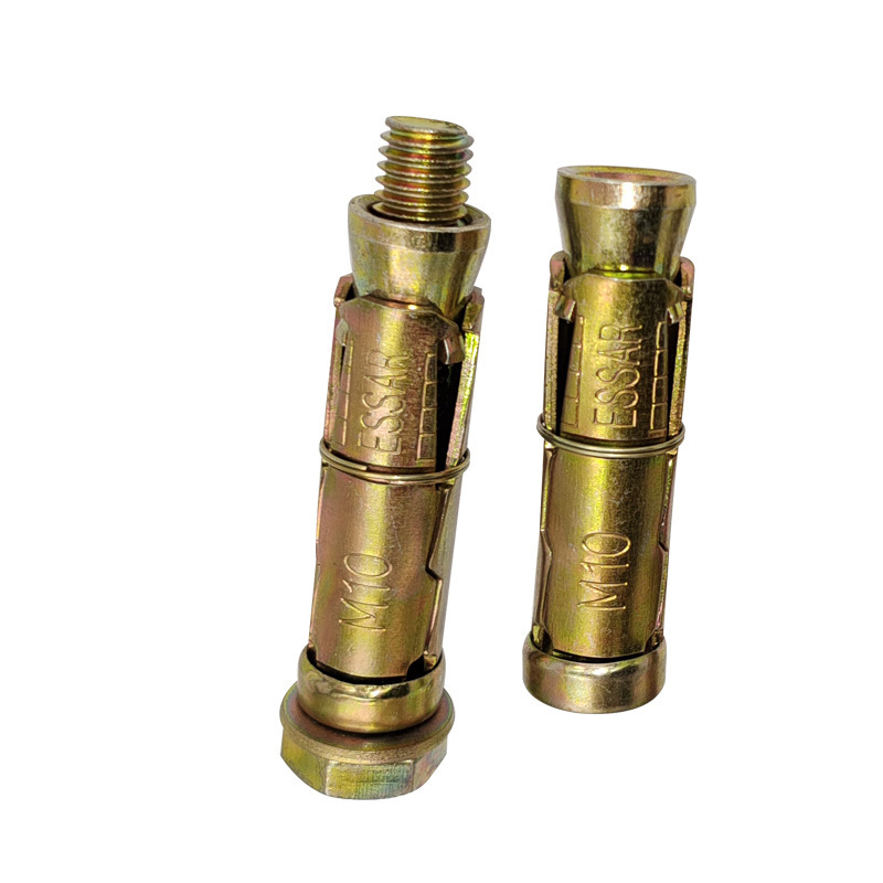 Three-piece gecko three-piece expansion bolt color zinc blue white zinc three-piece four-piece gecko heavy three-piece gecko
