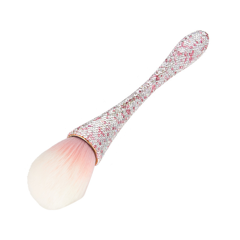 Diamantes transfronterizos, cintura pequeña, cepillo de red, rubor, cepillo de polvo suelto, base de uñas, número de polvo, cepillo de maquillaje al por mayor