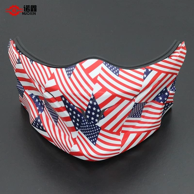 Helmet Mask Retro Motorcycle | Dəbilqə (Kaska) aksesuarları - scorpion-chin-beautiful-flag