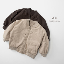 韩版秋季儿童派克服 2026新款男女童韩版森系外套上衣潮童装批发